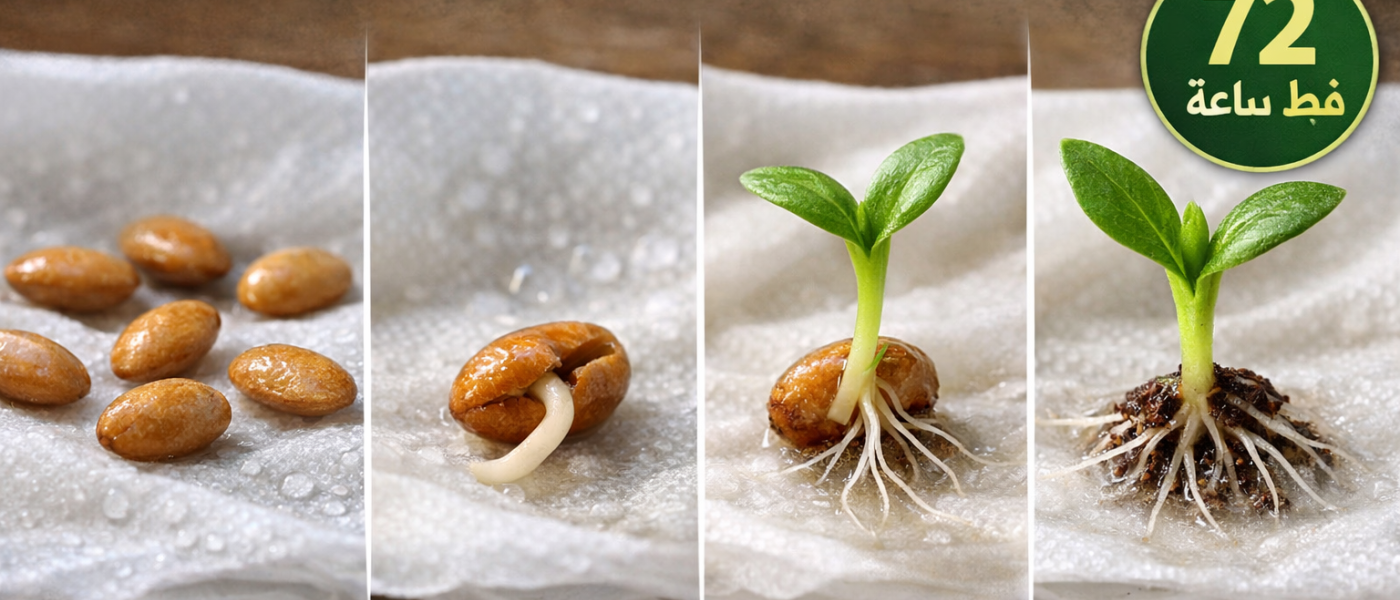 أسرار إنبات البذور بسرعة (من 3 أيام فقط) – الطريقة التي لا يخبرك بها أحد