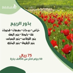 بذور الربيع  بذور الربيع