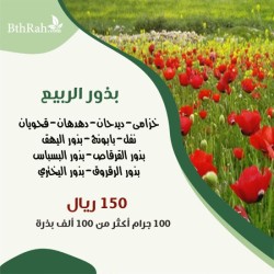 بذور نباتات الربيع بذور نباتات الربيع