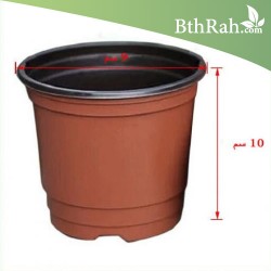 (عدد 10)  مركن (أصيص) 10 * 9 سنتيمتر (عدد 10)  مركن (أصيص) 10 * 9 سنتيمتر